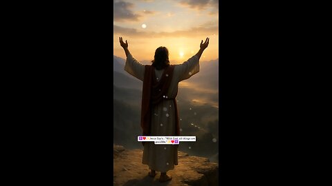 "With God, all things are possible." #jesus #faith