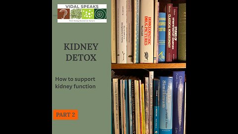 Kidney Drainage and Detox Support (Part 2)