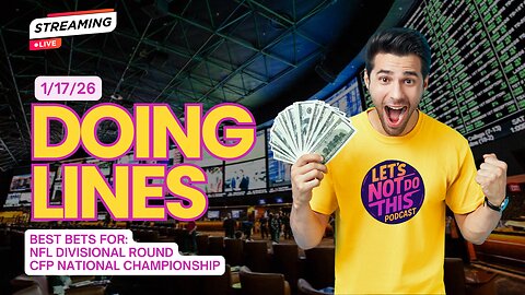 LIVE NFL Divisional Round BEST BETS + Indiana vs Miami CFP Championship Picks | Doing Lines 1/17/26