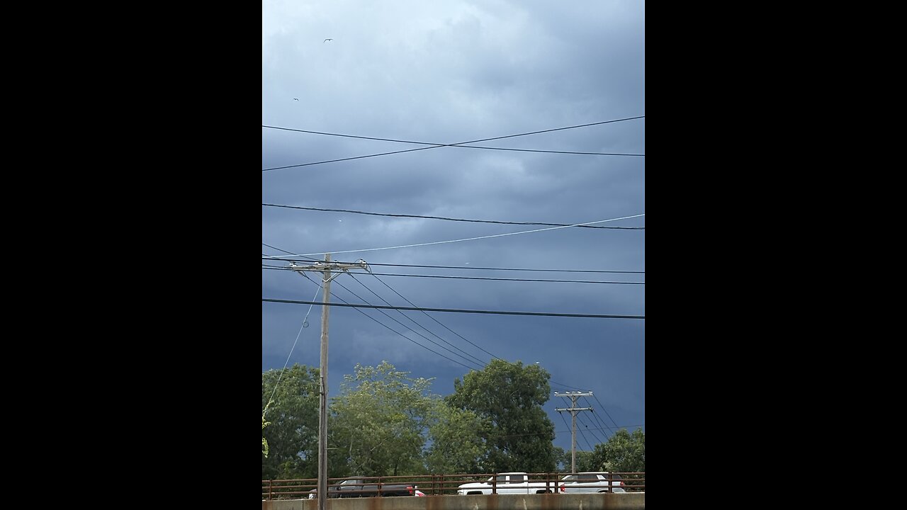 Thunderstorms in the area