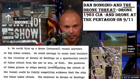 Dan Bongino talks THE DRONE THREAT-I show drones 1963 and 9/11/2001