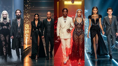 Celebrity Couples Rule the Runway | AI Generated