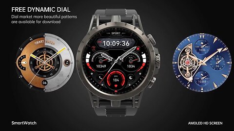 5G Full Netcom Smartwatch Amoled Screen Display GPS WIFI HD Video Calls 5MP Camera