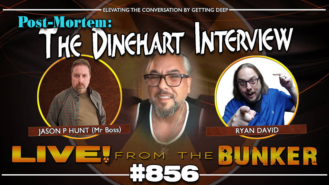 Live From The Bunker 856: Nerdcognito's Ryan David | The Dinehart Interview Analysis