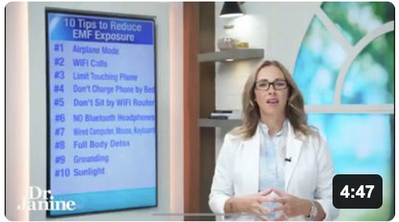 10 Tips to Drastically Reduce EMF Exposure by Dr. Janine