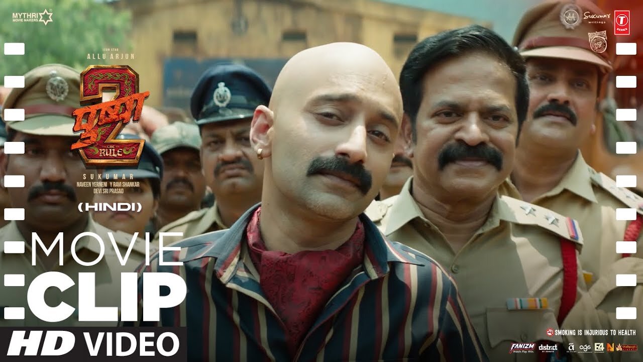 PUSHPA 2 THE RULE - Movie Clip "Dum Hai Toh Rok⛔Ke Bata Shekhawat Scene" | Allu Arjun, Fahadh Faasil