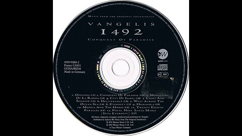 1992 - Vangelis - 1492: Conquest Of Paradise [FULL OST-Soundtrack]