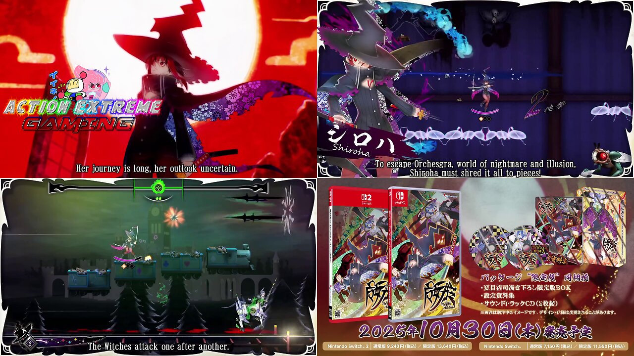 Majogami -The Witch of Luludidea- (Nintendo Switch 1 and Switch 2) Sneak Preview Trailer [Another Winner gem from our friends at Inti Creates!]