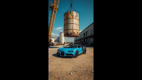 What Happens When You Drop Heavy Stuff On Supercars? #aivideo #animation #cars