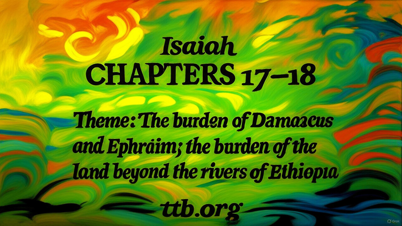 Isaiah Chapters 17-18 (Bible Study)