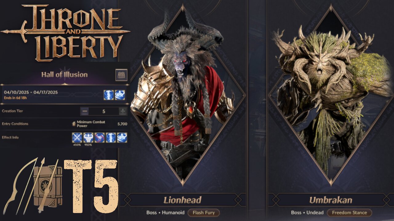 Hall of Illusion T5 as Wand Bow (Lionhead & Umbrakan) - Throne and Liberty