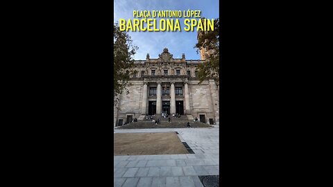 Exploring Barcelona Spain 🇪🇸 Plaça d.Antonio López