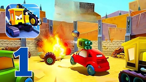 Car Eats Car 5 : Battle Arena - Gameplay Walkthrough | Part 1 (Android, iOS)