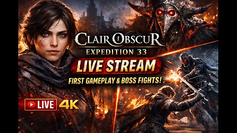 🔴 CLAIR OBSCUR: EXPEDITION 33 LIVE STREAM 🔥 | First Gameplay, Story, Boss Fights & Reactions (4K)