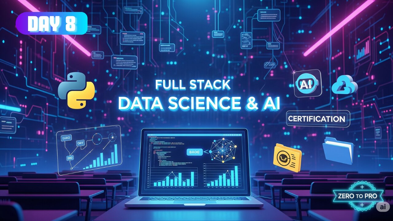 Full Stack Data Science & AI: Day 8 - Python Input, eval() & String Slicing