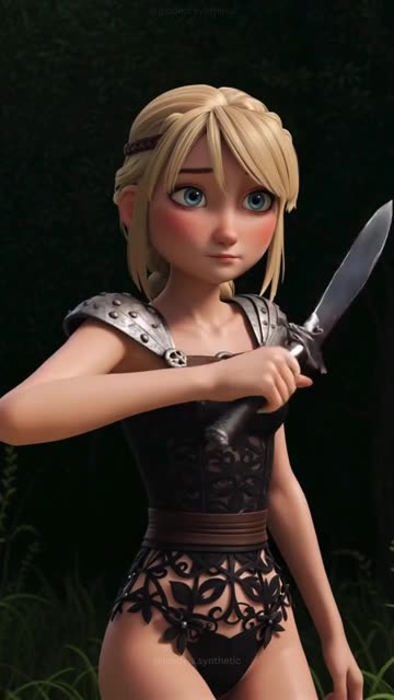 Astrid Hofferson just had to pull a dagger.