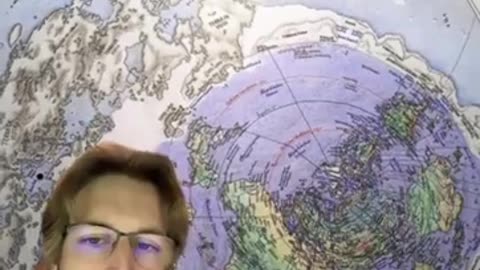 Old German Ice Wall Map Perfectly Matches Moon Map