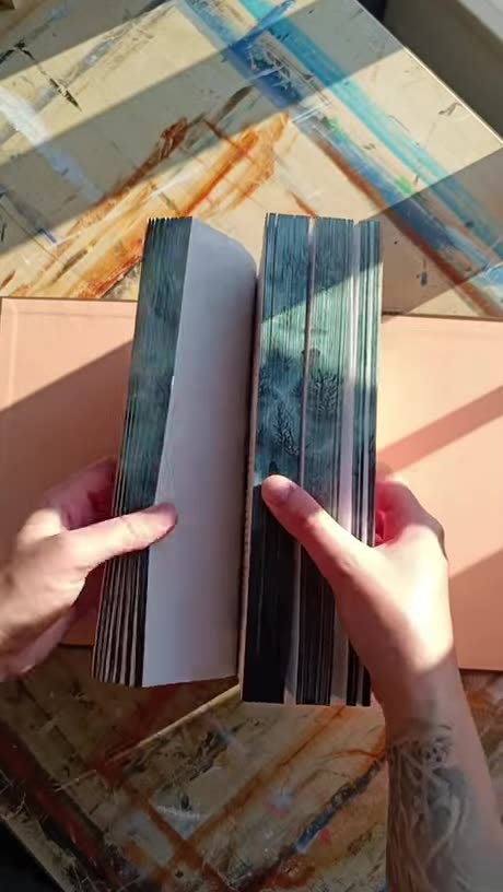 Painted Book Reveal