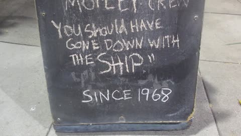 SPECS Signboard. Motley Crew. 12/1/2025.