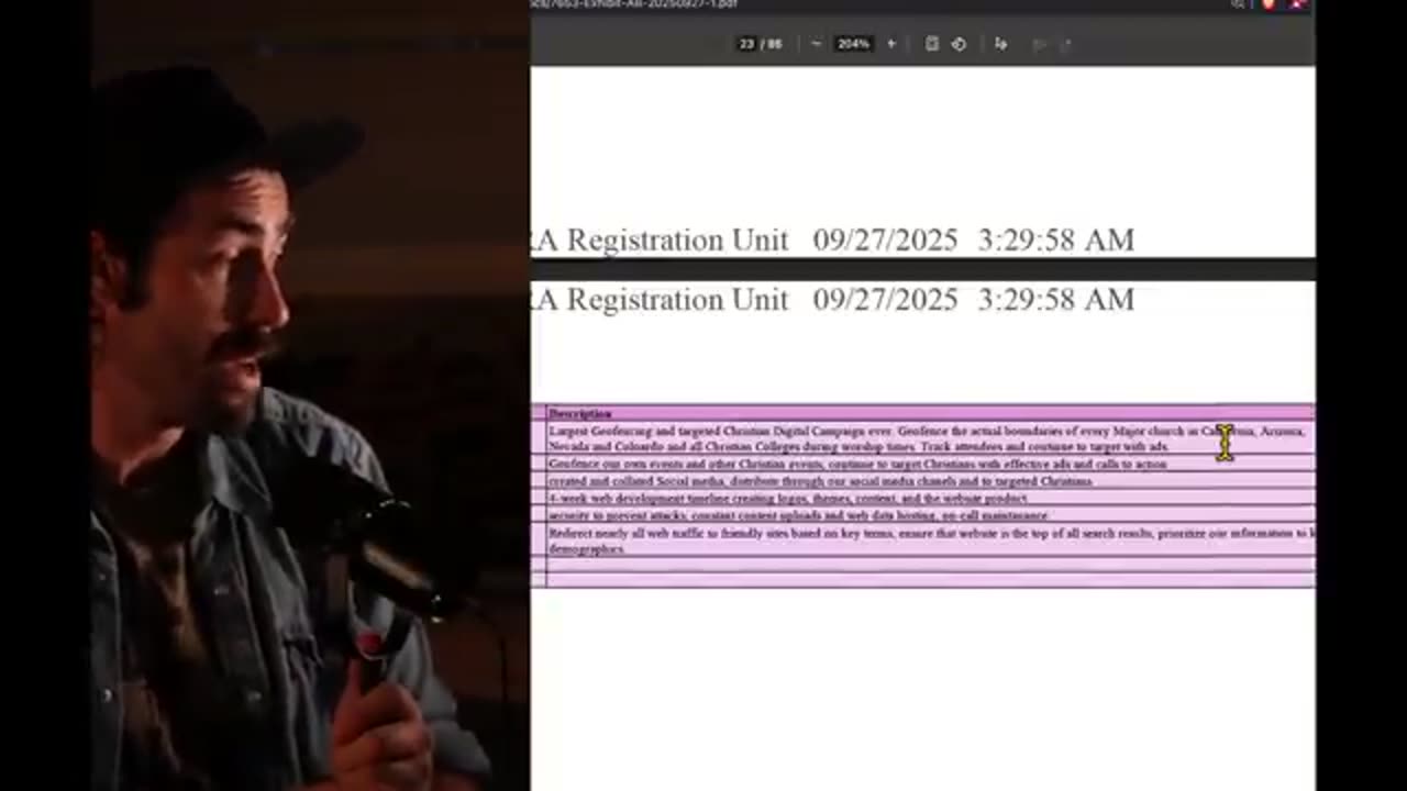 Ian Carroll ~ Super suspicious TPUSA Start