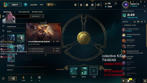 league of legends road to plat.