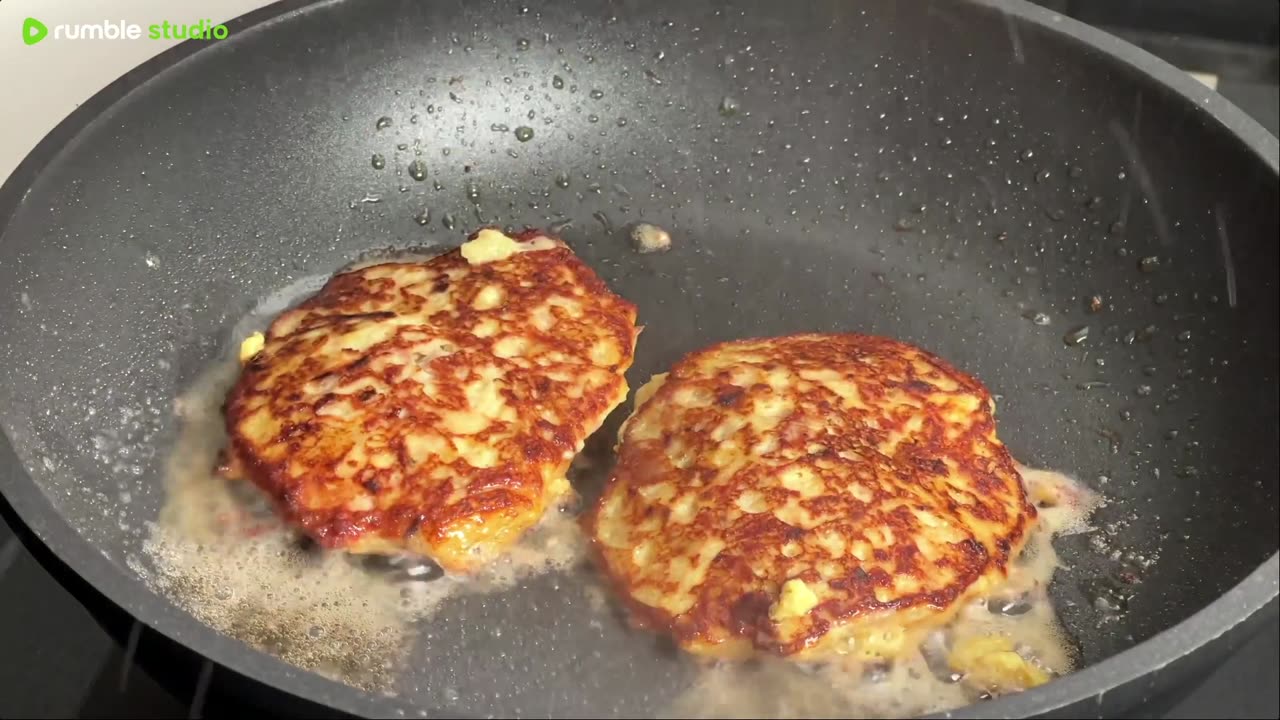 Potato pancakes with tuna
