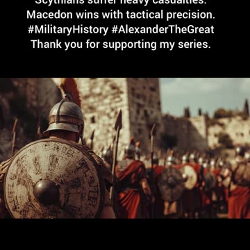 Scythians vs Macedonians 329 BC Battle of the Jaxartes #AlexanderTheGreat