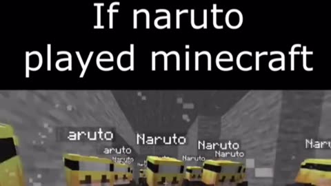 If Naruto in Minecraft