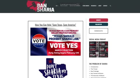 Debbie Georgatos: The Reason There Is A Proposition On The March 3rd Primary Ballot That Says Texas Should Ban Sharia Law Is Because Of The Grassroots