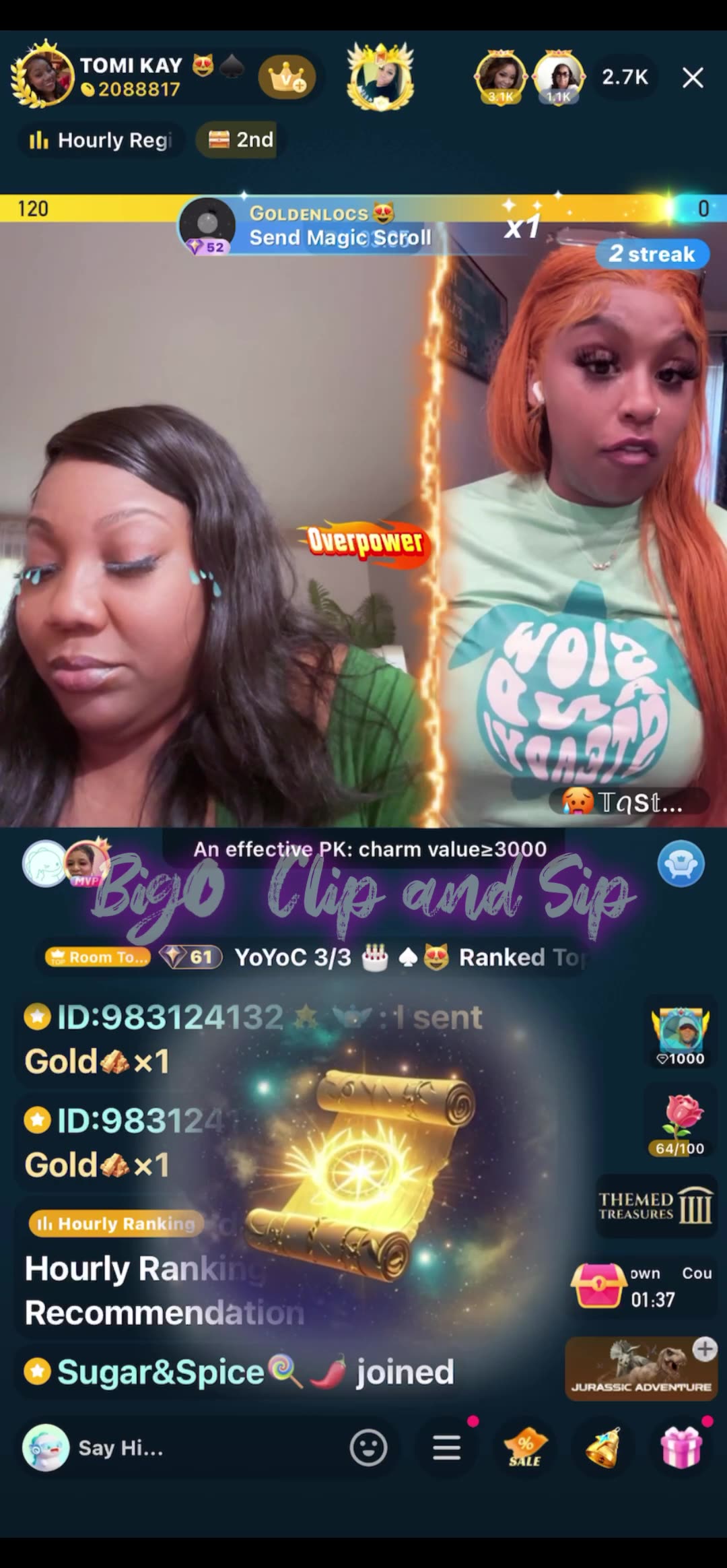 TomiKay has a girl talk w/Mocha after fallout w/Supa 8/2/25 #bigoclipandsip