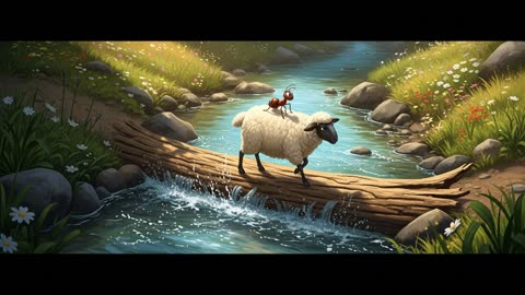 Tiny Ant, Brave Sheep An Unlikely Friendship