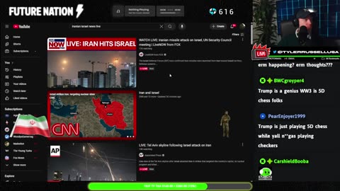 WW3 BEGINS! IRAN VS ISRAEL! BOMBS ARE DROPPING LIVE! NATIONWIDE PROTESTS DAY 8! TGIF YAP