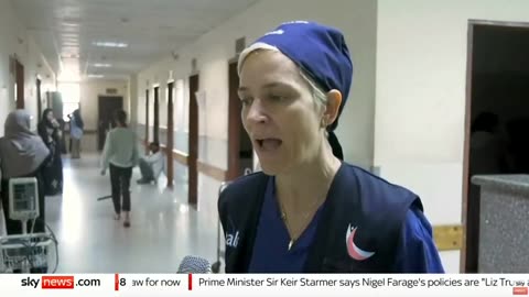 British surgeon Victoria Rose speaking from Gaza: "Its utter carnage"