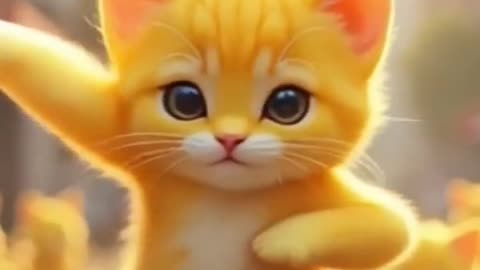 cat holding dede
