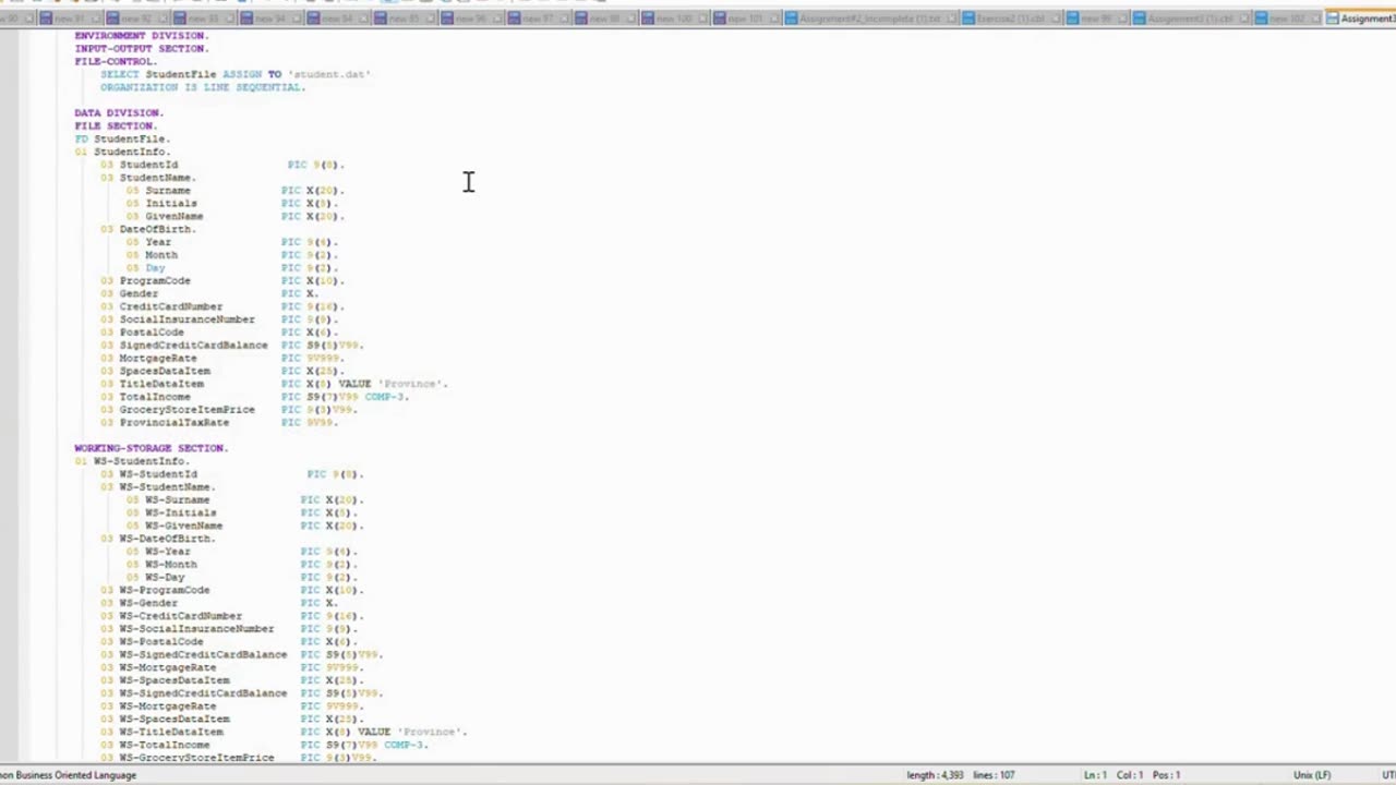 Student Work (Assignment)| 24F_CST8283_450 Business Programming Assignment 3 Work video | Algonquin