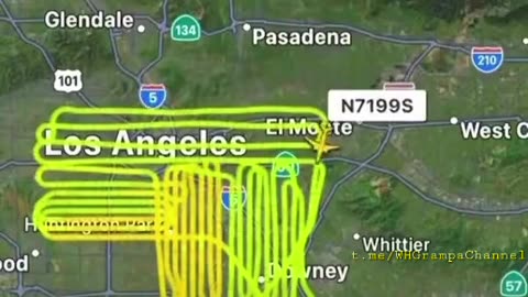 Strange Flight Patterns Over Los Angeles