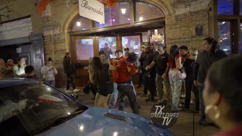 Fight Breaks Out on 6th Street Austin | December 5, 2024 Street Brawl