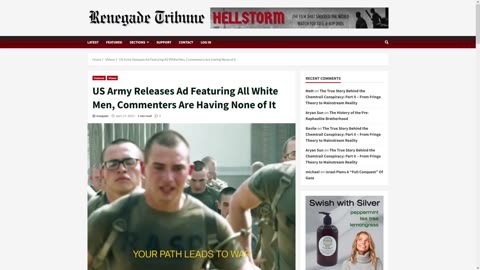 U.S. Army Advertised For White Men Again...