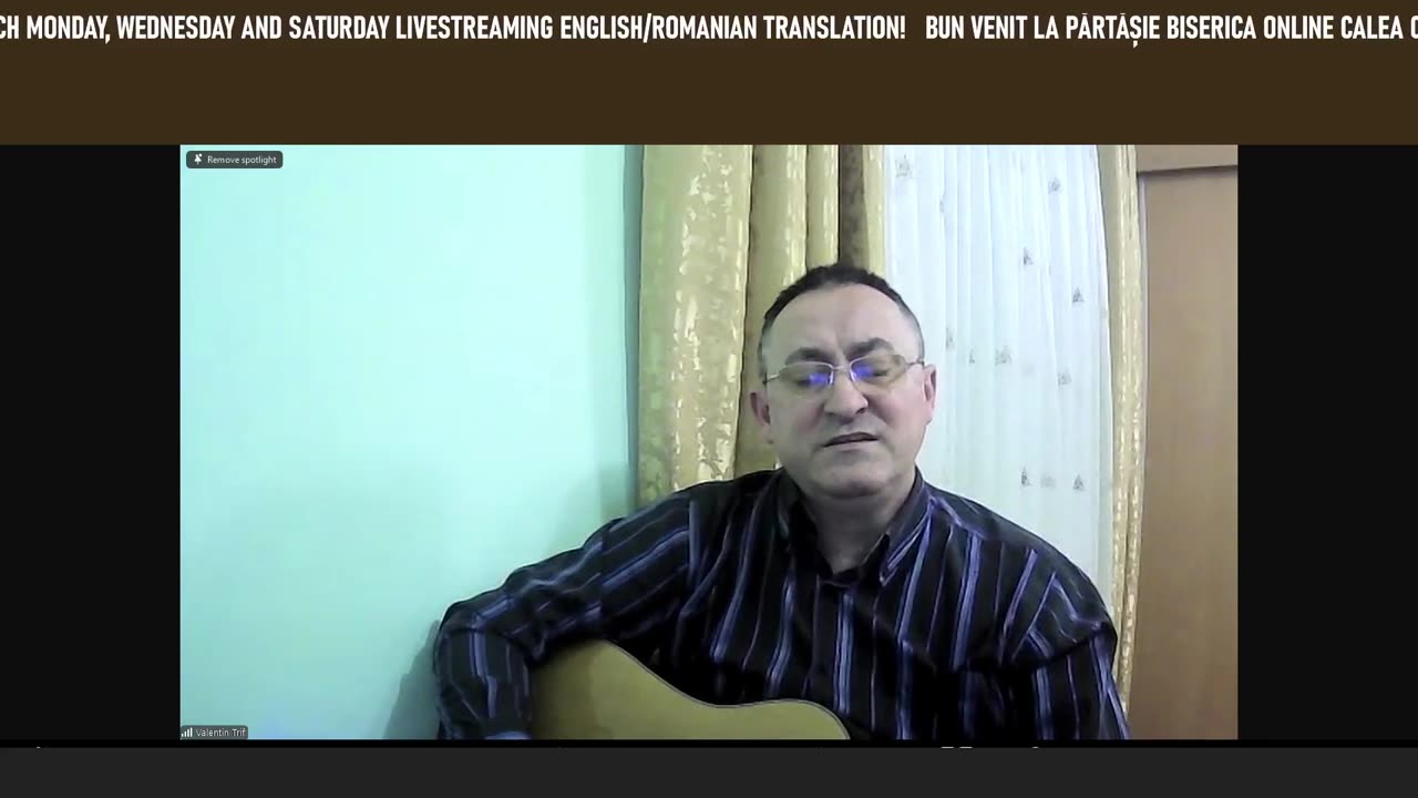 VALENTIN TRIF -LA MIEZUL NOPȚII- CALEA CĂTRE RAI PĂRTĂȘIE #cantaricrestine #livestream #muzica #isus