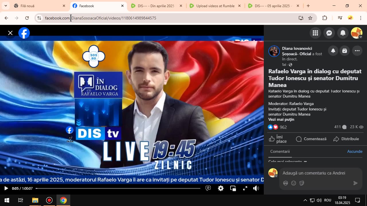 DIS--- - 16 aprilie 2025 - Vizualizarea paginii