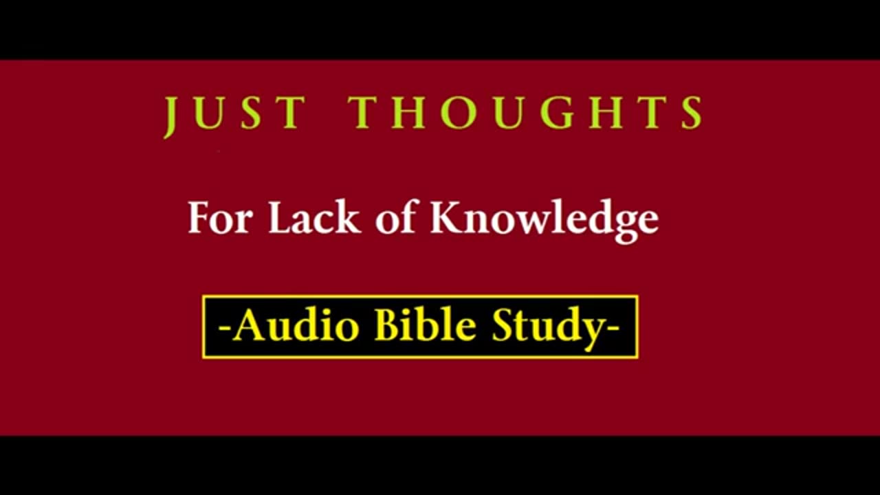 Just Thoughts - For Lack of Knowledge (2015) Retro