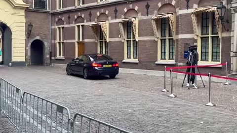 Inloop demissionaire Ministerraad bij Algemene Zaken in Den Haag vrijdag 6 oktober 2023