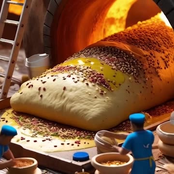 Little workers take on giant Tandoori Roti ! ♻️ Watch as they workers🎁🍔🥮