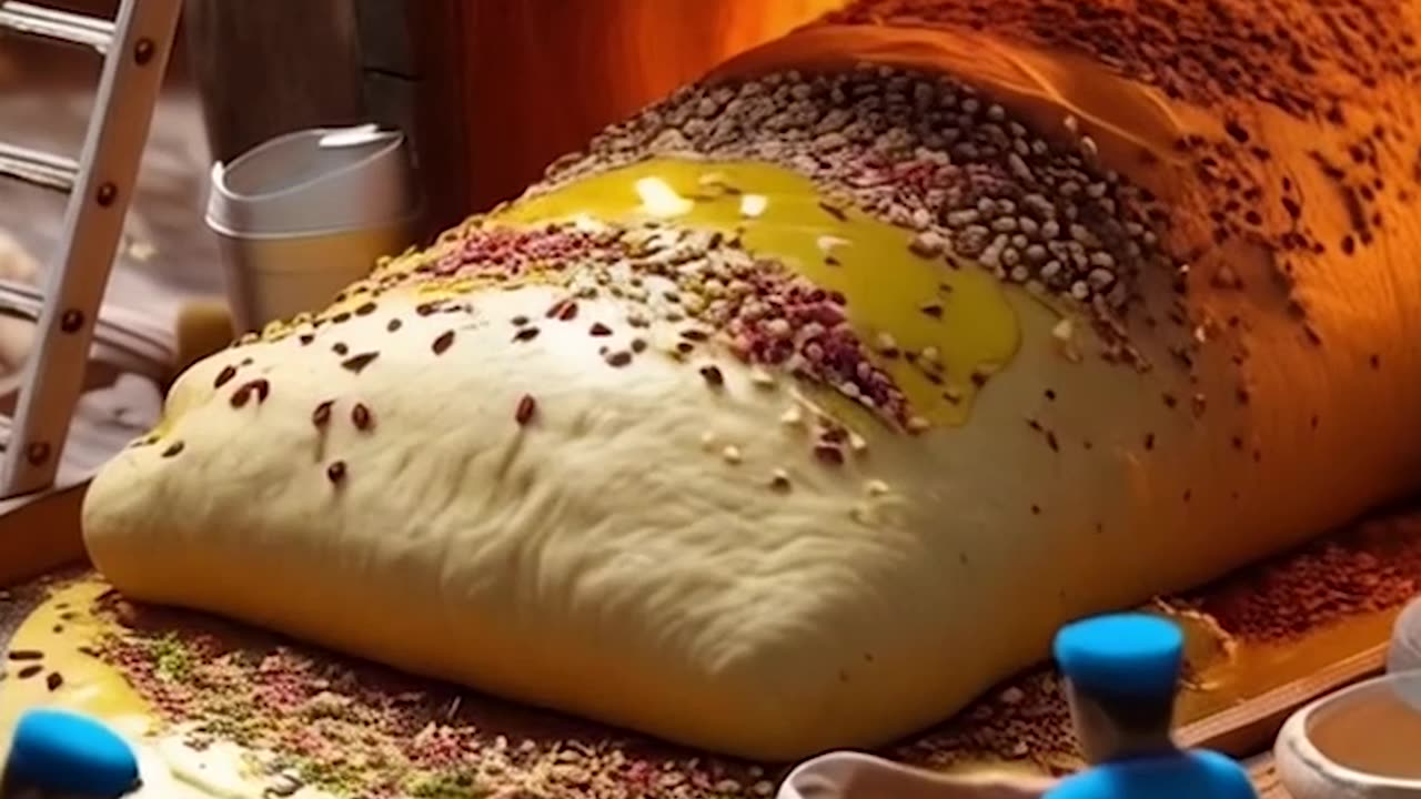 Little workers take on giant Tandoori Roti ! ♻️ Watch as they workers🎁🍔🥮
