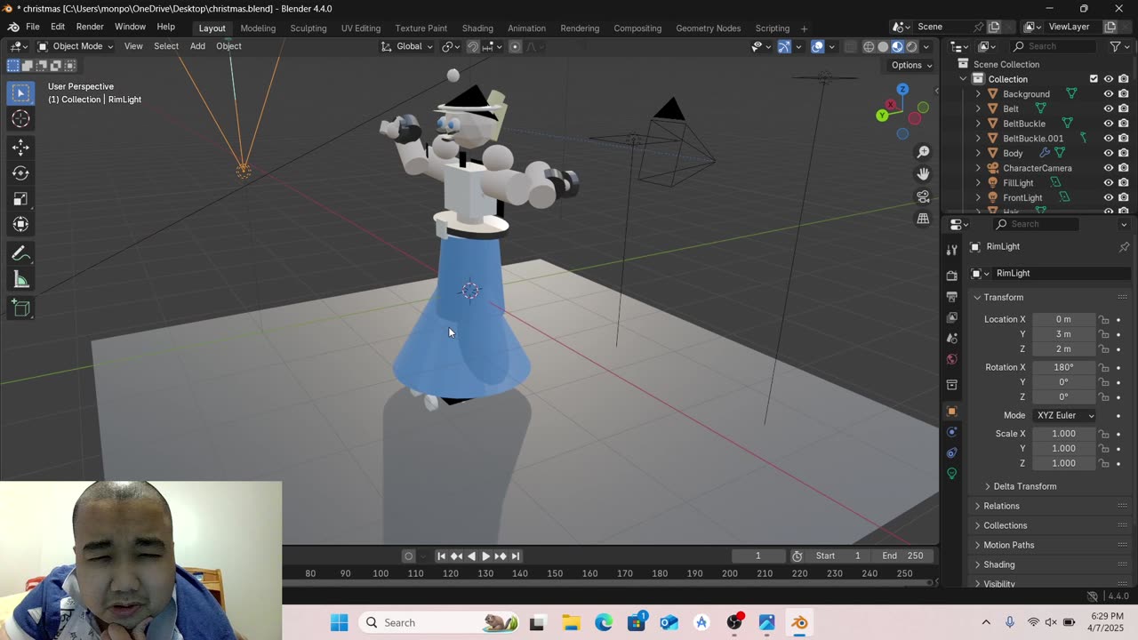 Creating a Battle Robot Character in Blender | Full 3D Modeling Process