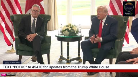 President Trump Participates in a Bilateral Meeting with the Prime Minister of the United Kingdom