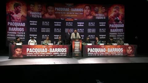 Boxing | Manny Pacquiao and Mario Barrios Briefing ahead WBA Welterweight World Title in Las Vegas