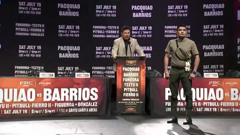 Boxing | Manny Pacquiao and Mario Barrios Briefing ahead WBA Welterweight World Title in Las Vegas