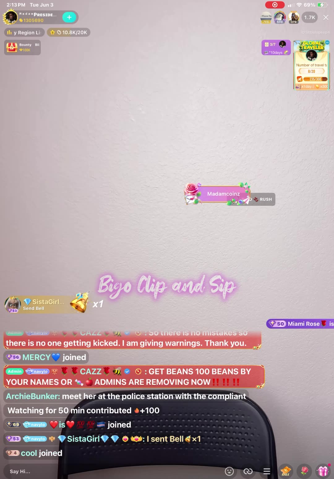 MadamLo snaps after hearing TomiKay say she made reports on her 6/3/25 #bigoclipandsip