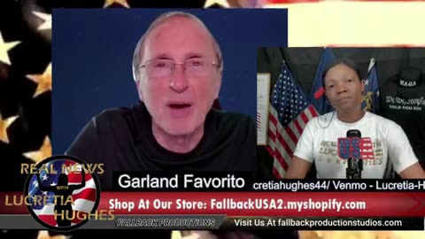 Garland Favorito on VFAF Real News with Lucretia Hughes Veterans for America First